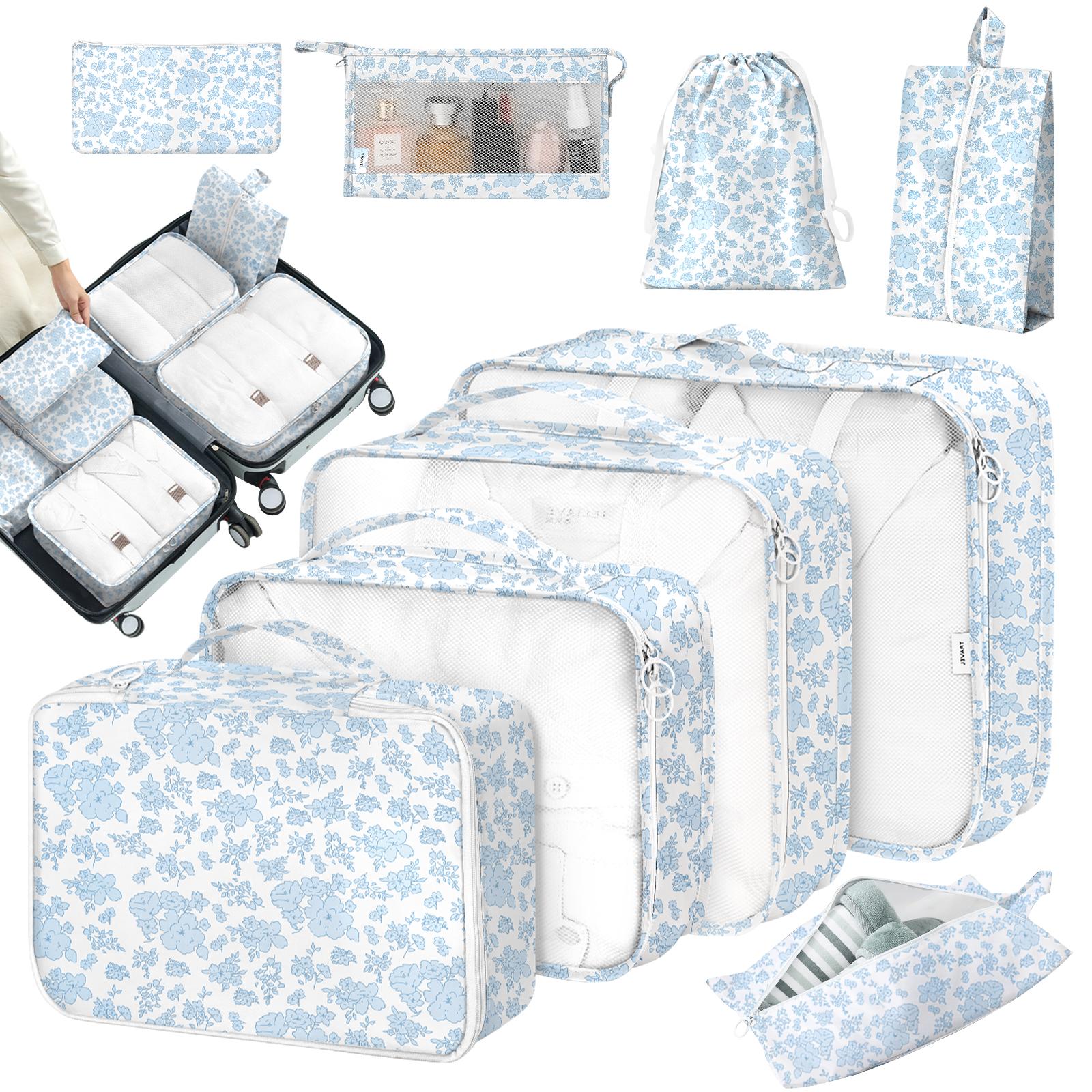 Women'S Shoes Back To School - 8Pcs Travel Packing Cubes Set Luggage