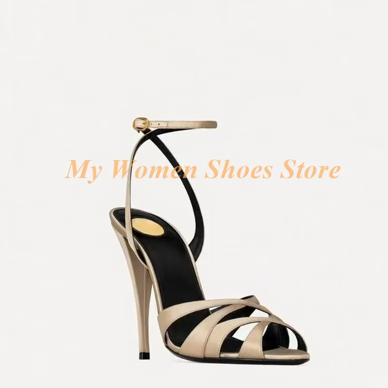 Cross Strap Open Toe Sandals A - Women Shoes Formal review and price