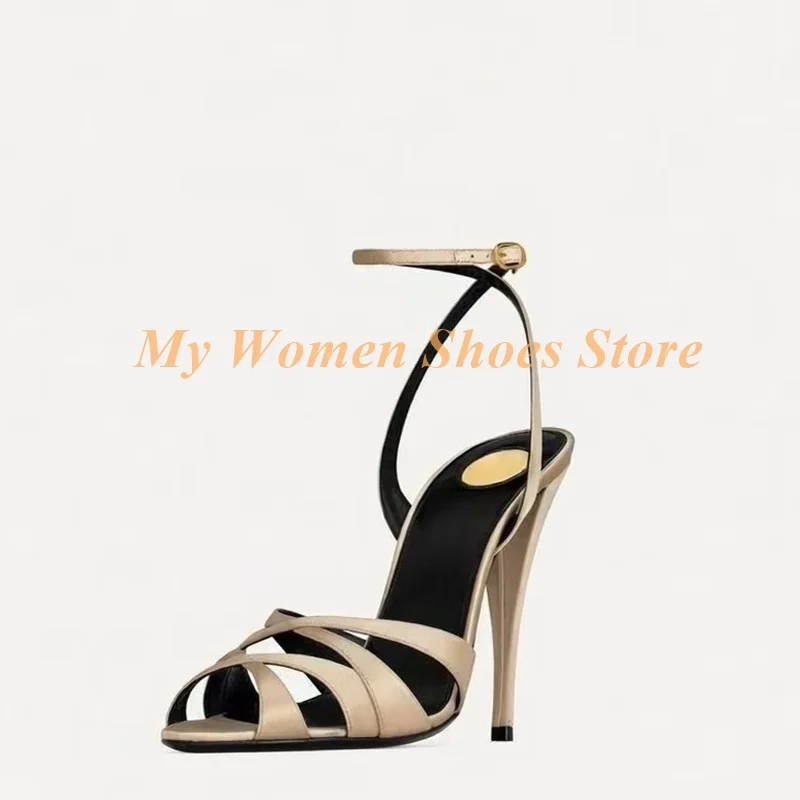 Cross Strap Open Toe Sandals A - Women Shoes Formal review and price
