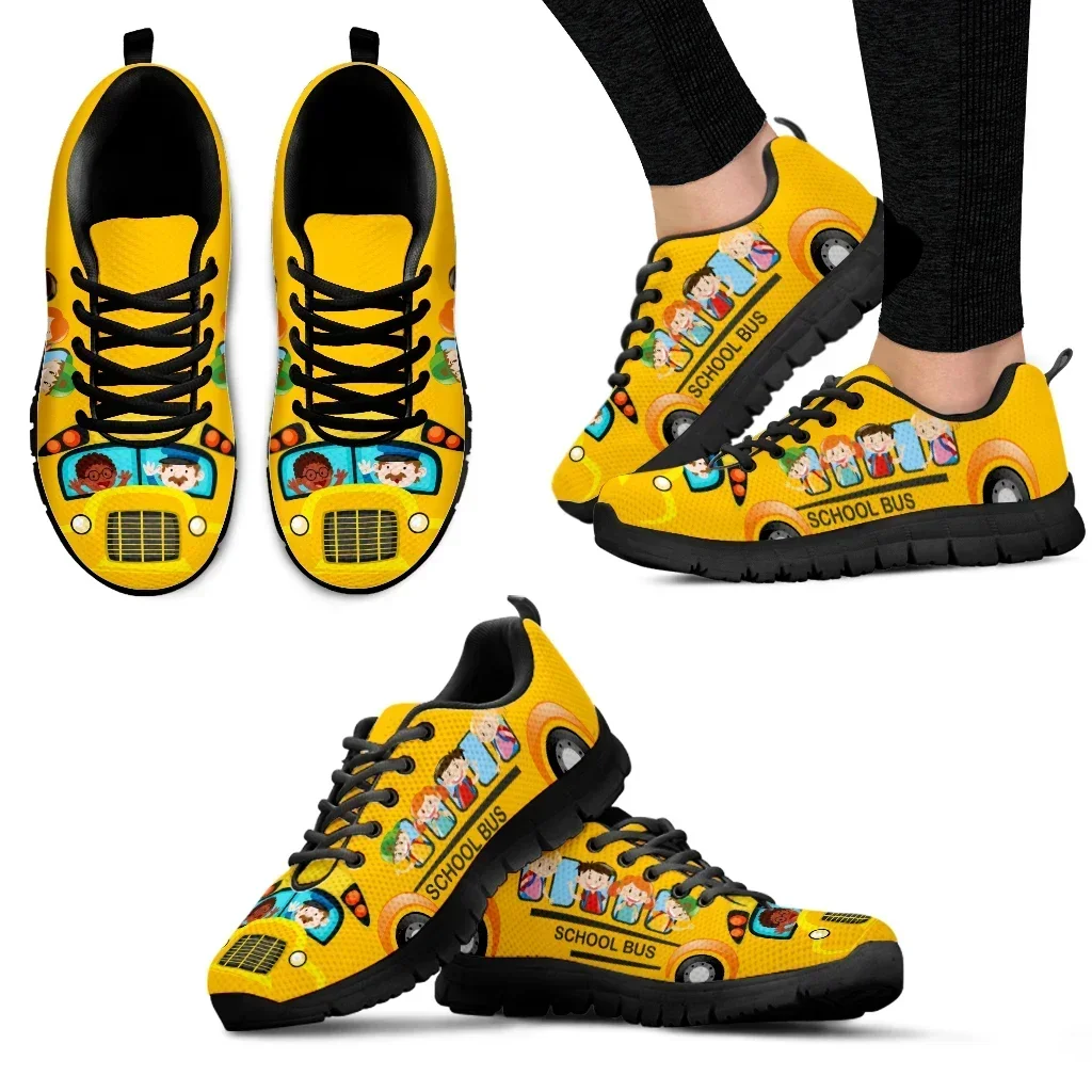 Yellow School Bus Design Casua - Women'S Shoes Yellow review and price