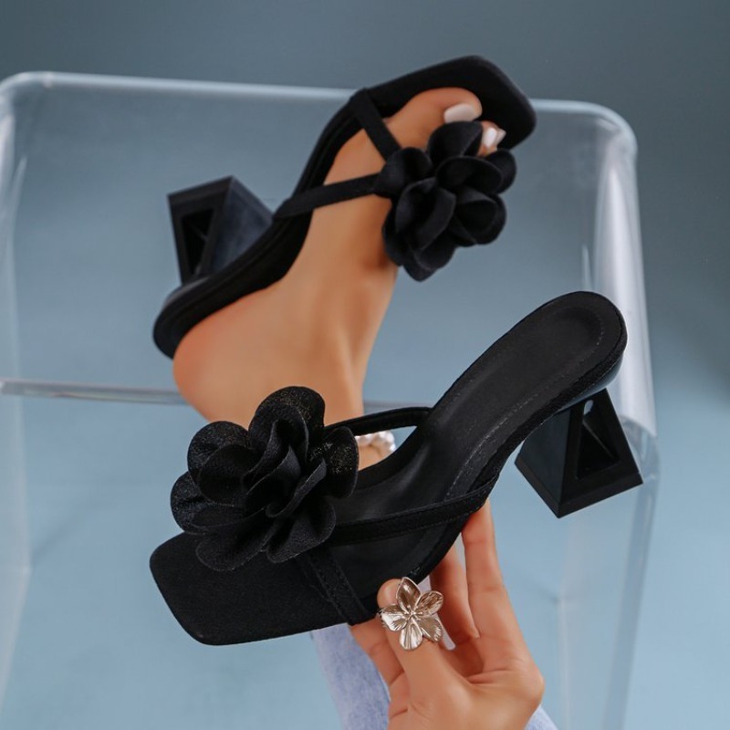 Womens 3D Flower Decor Sandals - Women Shoes Formal review and price