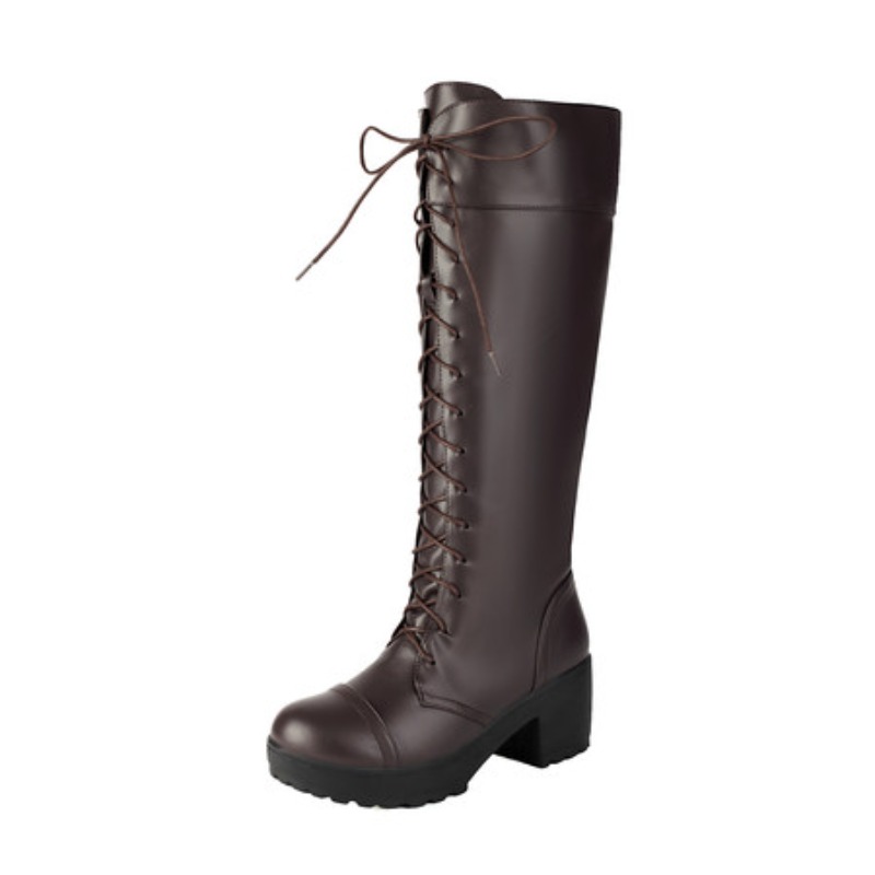 Womens Knee High Lace Up Comba - Zip Up Boots Short review and price