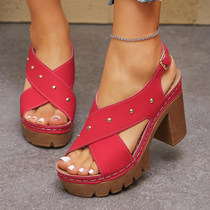 Vintage Super High Heel Cross  - Women Shoes Formal review and price