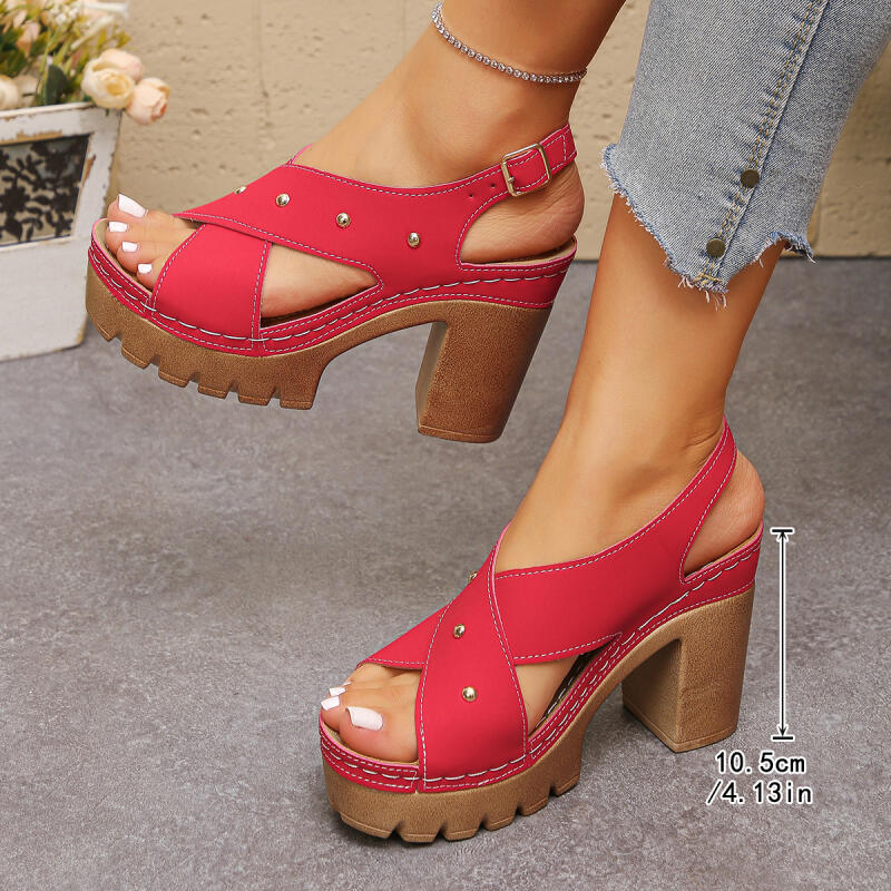 Vintage Super High Heel Cross  - Women Shoes Formal review and price