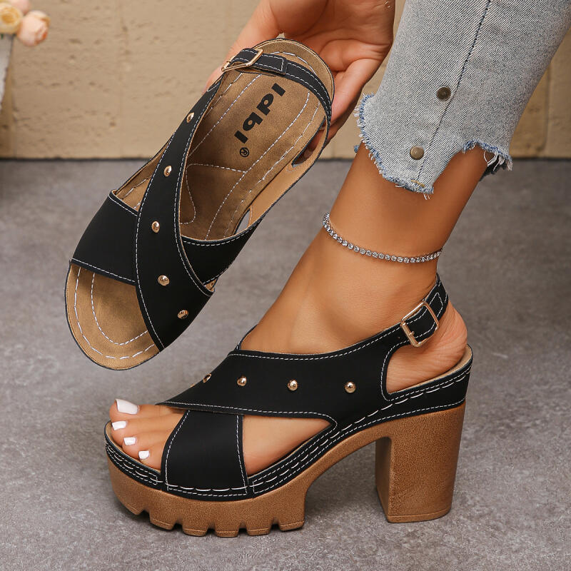 Vintage Super High Heel Cross  - Women Shoes Formal review and price