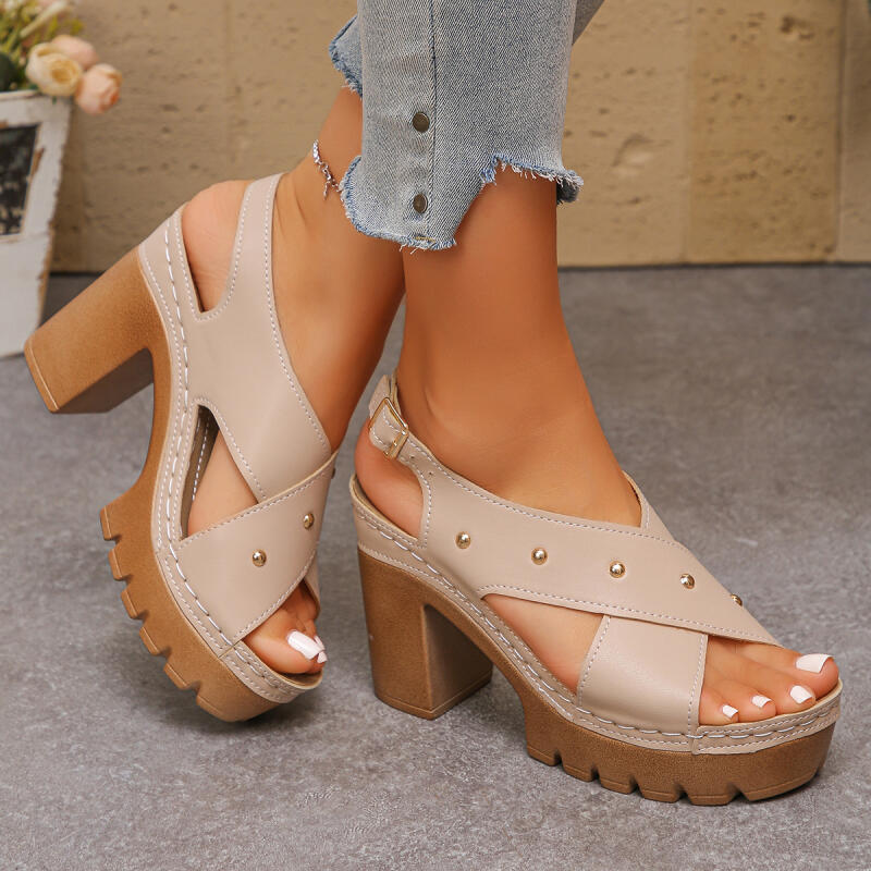 Vintage Super High Heel Cross  - Women Shoes Formal review and price